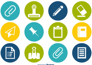 Paper Supplies Icon Set - Kostenloses vector #359773